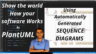 How to auto generate Sequence Diagrams using plantuml  Show how your software works visually [upl. by Anniahs]