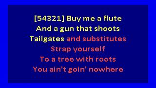 Byrds  You Aint Goin Nowhere karaoke [upl. by Epilihp]