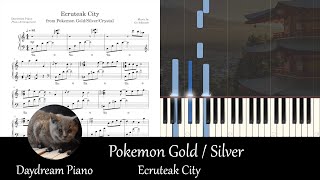 Ecruteak City  Pokemon Gold  Silver  Piano Cover [upl. by Einberger]