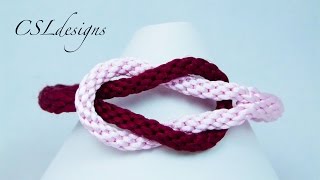 Infinity kumihimo bracelet [upl. by Llehcal]