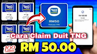 Buat 1 task SAHAJA  Claim free duit RM50 touch n go  TERBARU 2024 [upl. by Xyno]