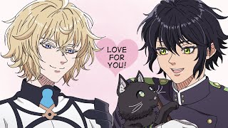 Love For You  MikaYuu  Seraph of the End [upl. by Bibbie]