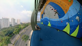 CRESCENT WALL Indoor Rock Climbing Gym  Ho Chi Minh  Vietnam [upl. by Doran]