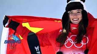 Watch every run from Eileen Gus sensational halfpipe debut  Winter Olympics 2022  NBC Sports [upl. by Ahsieket]