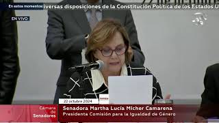 Comisiones unidas de Puntos Constitucionales Para la Igualdad de Género y Estudios Legislativos [upl. by Armahs]