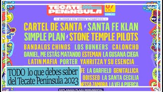 Tecate Península 2023  INFO del TecatePenínsula2023 [upl. by Camey]