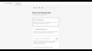 WP Booking Calendar  Setup Wizard for Full Days Bookings [upl. by Ttoile]