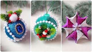 🎀🎄 3 Ideas Christmas craft 🎄 DIY Christmas tree toys 🎄 Christmas Decorations 🎄 Christmas Ornaments [upl. by Valle]