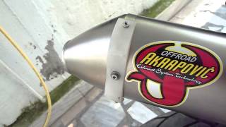 Suzuki Drz 400 SM Akrapovic [upl. by Deth]