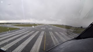 7878 Dreamliner Cockpit View Takeoff from Glasgow Airport Scotland [upl. by Zetra]