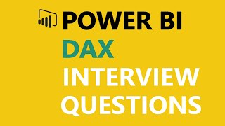 Power BI DAX Interview Questions and Answers for Beginners  Top 50 Most Commonly Asked  powerbi [upl. by Sakmar]