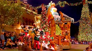 FULL Christmas Fantasy Parade Nighttime 2024 at Disneyland During the Holidays  Clear Quality View [upl. by Lindeberg]