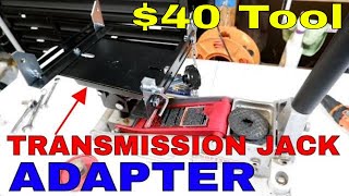 Transmission Jack Adapter Assembly  Amazon eBay Transmission Platform [upl. by Foushee]