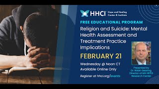 Religion and Suicide Mental Health Assessment and Treatment Practice Implications [upl. by Letniuq]