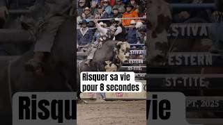 Risquer sa vie pour 8 secondes rodeo quebec [upl. by Datnow]