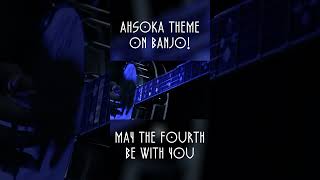 Ahsoka Theme on Banjo starwars ahsoka starwarsmusic ebow soundtrack [upl. by Innad]