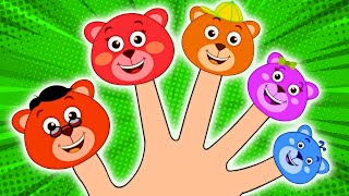 Finger Family Songs  Kids Songs Collection and more  HooplaKidz BabySitter [upl. by Acinom684]