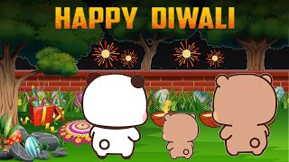 BDL360 Celebrating Diwali with Bubu Dudu amp Love 🎇❤️ 3D Animation peahgoma bubududulublife [upl. by Arej]