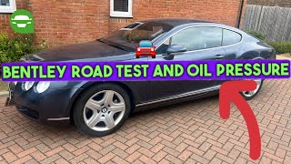 Bentley Continental pre purchase inspection road test ends with oil pressure fault [upl. by Alvarez]