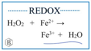 Balance the Redox Reaction for H2O2  Fe 2 → Fe 3  H2O [upl. by Rambort]