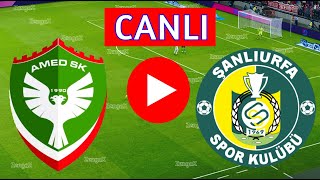 🔴 AMEDSPOR ŞANLIURFASPOR MAÇI CANLI İZLE  eFootball Türkçe Simülasyon [upl. by Sikleb593]