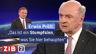 Legendäres PröllInterview bei Armin Wolf  ZIB2 vom 27032017 [upl. by Goerke]