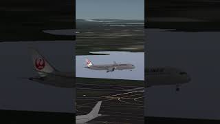 Japan Airlines 🇺🇸Boston RWY15R landing realflighsimulator aviation b787 [upl. by Ainit766]