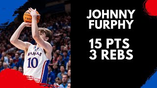 Johnny Furphy Highlights vs Manhattan  111023  15 Pts 3 Rebs [upl. by Rambow768]