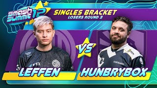 Leffen vs Hungrybox  Singles Bracket Losers Round 3  Smash Summit 12  Fox vs Puff [upl. by Jeromy]