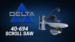 Delta Scroll Saw  40694 Overview [upl. by Asli]