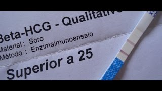 TESTE RÁPIDO DE GRAVIDEZ  BETA HCG [upl. by Weitman]