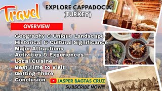 CAPPADOCIA TURKEY  TRAVEL  EXPLORE [upl. by Rida]