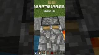 Cobblestone Generator minecraft fypシ゚viral gaming [upl. by Suhpoelc]