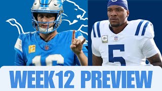 Lions comes into Town I Detroit Lions vs Indianapolis Colts Preview [upl. by Shanly]