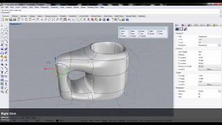 Rhino 6 Subdivision modelling  simple cup [upl. by Kettie]