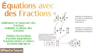 Fractions secondaire additions [upl. by Ailuy]