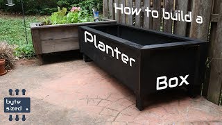 How to build a simple planter box [upl. by Teilo]