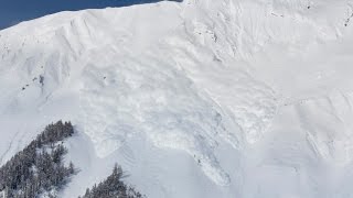 Spektakuläre Lawinensprengung im Wallis Teil 1  Lawine  Vallée de la Sionne  Sion  Anzère [upl. by Etnom846]