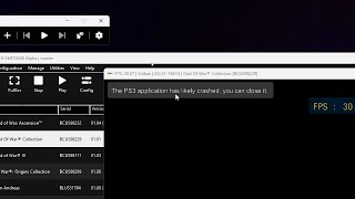 The PS3 application has likely crashed you can close it [upl. by Ytak]