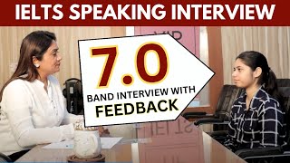 IELTS Speaking Interview  Band 7 with Feedback  Full IELTS Speaking Test 2023  Sapna Dhamija [upl. by Laehcim455]