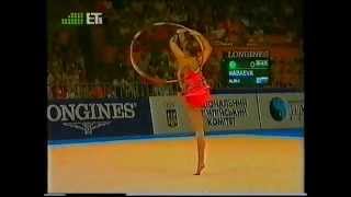 Alina KABAEVA RUS hoop  2004 Europeans Kiev AA [upl. by Nosreip]