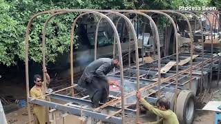 Handmade Passenger Bus Manufacturing Process  Process Pakistan [upl. by Furie531]