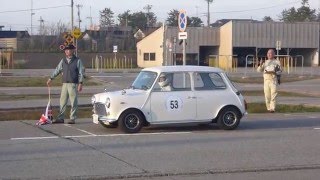 ブリティッシュクラシックマラソン 2016 羽咋自動車学校 ジムカーナ 1275S MINI Mk3 MORIS [upl. by Ameluz]