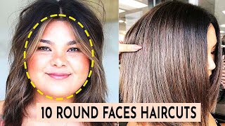 10 Amazing Haircuts for Round Faces [upl. by Noguchi882]