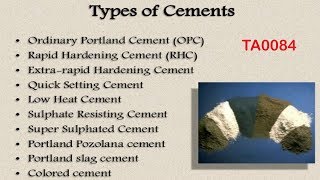 Cement and its type in hindi RCC Part3 [upl. by Onaivlis]