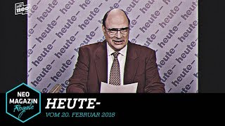 heute vom 20 Februar 2018  NEO MAGAZIN ROYALE mit Jan Böhmermann  ZDFneo [upl. by Marylynne783]