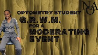 Optometry Student Vlog x GRWM for a MODERATING EVENT [upl. by Haskel]