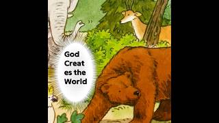 God Creates the WorldRead Aloud Books bible cartoon story abcd english reels new viralvideo [upl. by Rosenkranz]