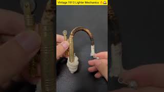 Vintage 1913 Lighter Mechanics 🔥🕰️  How They Worked [upl. by Curt]