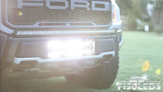 201718 F150 RAPTOR LOWER INTAKE LED BAR SYSTEM INSTALL F150LEDS [upl. by Altheta]